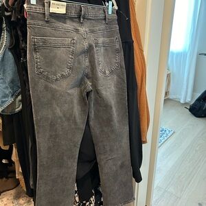 NWT ⭐️FREE PEOPLE⭐️ WE THE FREE Low Maintenance Mid-Rise Flare Jeans In Black